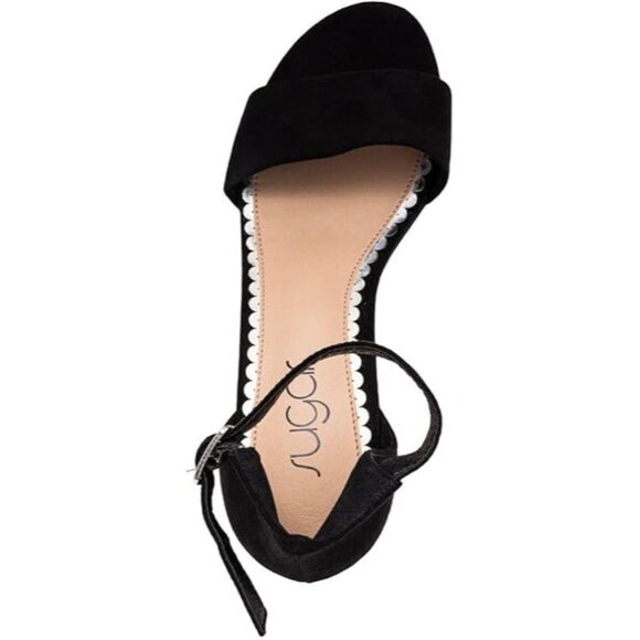 Sugar Womens Block Heel Buckle Dress Sandals - Picture 2 of 3